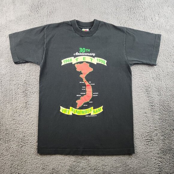 Fruit of the Loom Other - 30th Anniversary of the TET Offensive Vintage Vietnam Shirt Men's Medium 1990's
